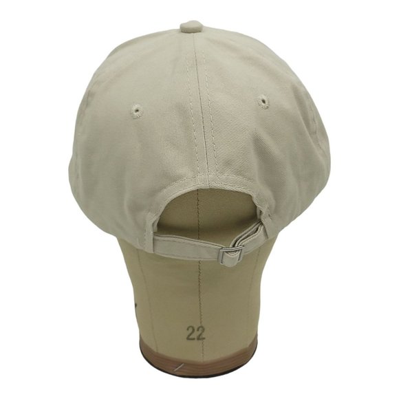 Jeld Wen Khaki Beige Cotton Tuck Strap Cap Trucker Baseball Hat Windows Doors - Picture 4 of 12